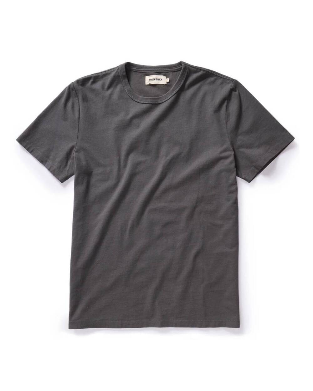 NEW TAYLOR STITCH men's organic cotton tee in faded black